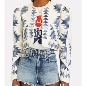 Worn once SEA NY Gloucester Quilted Cropped Cotton Jacket size S